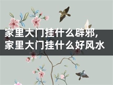 家里大门挂什么辟邪,家里大门挂什么好风水