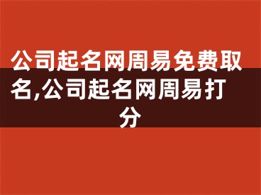 公司起名网周易免费取名,公司起名网周易打分