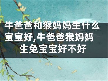 牛爸爸和猴妈妈生什么宝宝好,牛爸爸猴妈妈生兔宝宝好不好