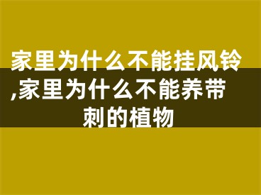 家里为什么不能挂风铃,家里为什么不能养带刺的植物