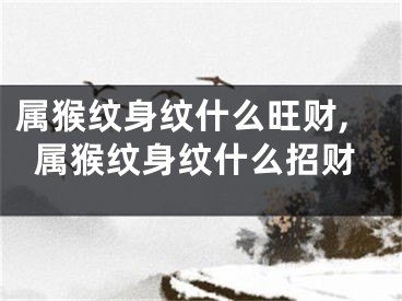 属猴纹身纹什么旺财,属猴纹身纹什么招财