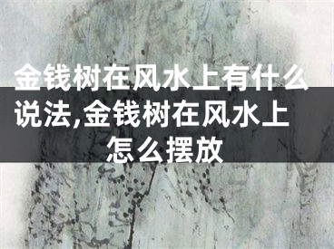 金钱树在风水上有什么说法,金钱树在风水上怎么摆放
