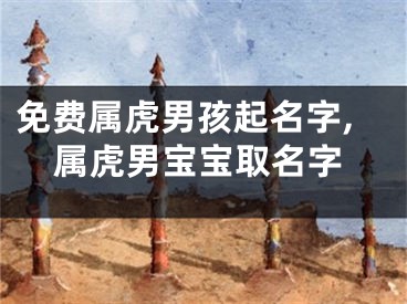 免费属虎男孩起名字,属虎男宝宝取名字