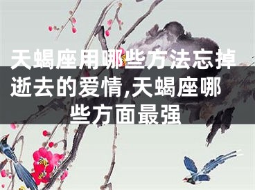 天蝎座用哪些方法忘掉逝去的爱情,天蝎座哪些方面最强