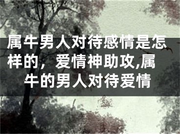 属牛男人对待感情是怎样的，爱情神助攻,属牛的男人对待爱情