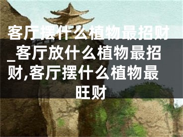 客厅摆什么植物最招财_客厅放什么植物最招财,客厅摆什么植物最旺财