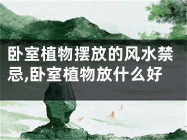 卧室植物摆放的风水禁忌,卧室植物放什么好