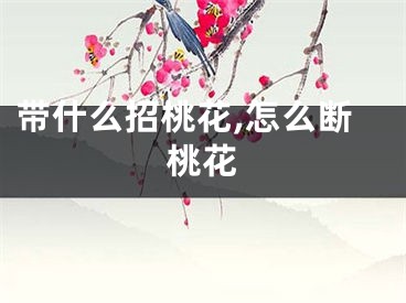 带什么招桃花,怎么断桃花