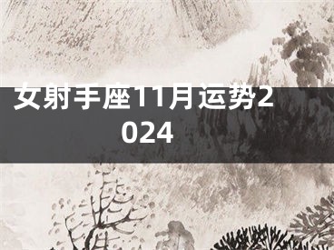 女射手座11月运势2024