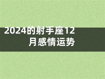 2024的射手座12月感情运势