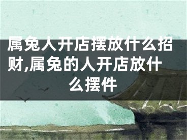 属兔人开店摆放什么招财,属兔的人开店放什么摆件