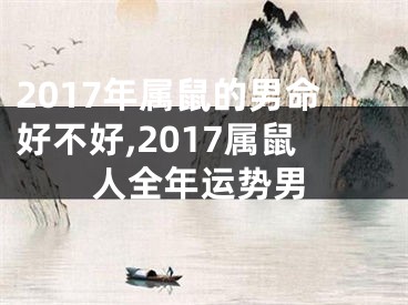 2017年属鼠的男命好不好,2017属鼠人全年运势男