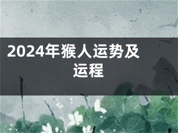 2024年猴人运势及运程