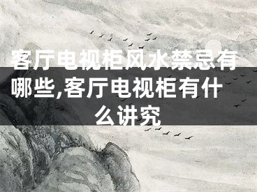 客厅电视柜风水禁忌有哪些,客厅电视柜有什么讲究