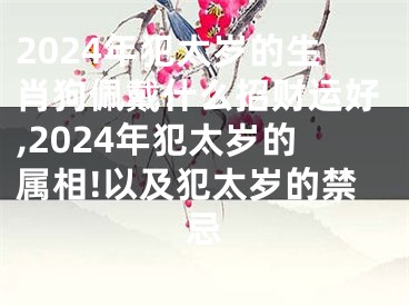 2024年犯太岁的生肖狗佩戴什么招财运好,2024年犯太岁的属相!以及犯太岁的禁忌