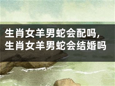 生肖女羊男蛇会配吗,生肖女羊男蛇会结婚吗