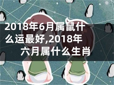 2018年6月属鼠什么运最好,2018年六月属什么生肖