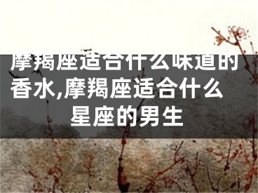 摩羯座适合什么味道的香水,摩羯座适合什么星座的男生