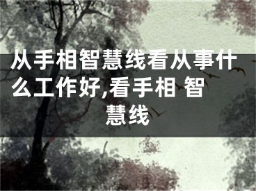 从手相智慧线看从事什么工作好,看手相 智慧线