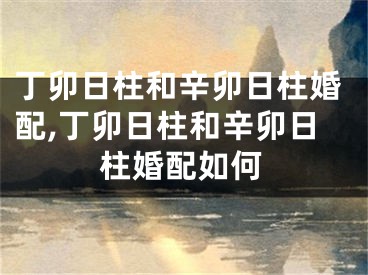 丁卯日柱和辛卯日柱婚配,丁卯日柱和辛卯日柱婚配如何