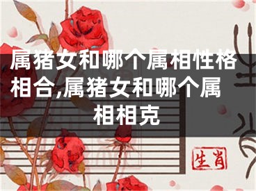 属猪女和哪个属相性格相合,属猪女和哪个属相相克