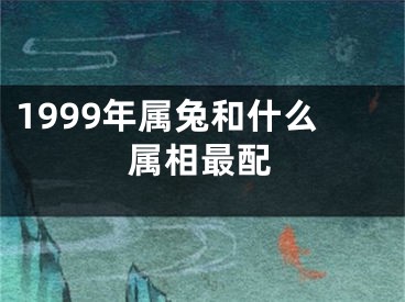 1999年属兔和什么属相最配