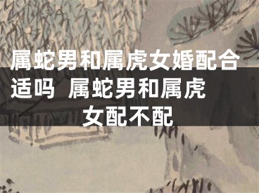 属蛇男和属虎女婚配合适吗  属蛇男和属虎女配不配