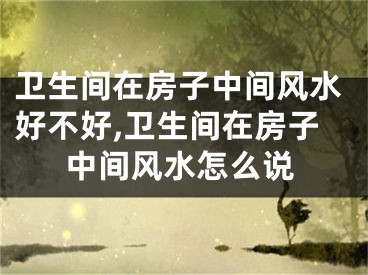卫生间在房子中间风水好不好,卫生间在房子中间风水怎么说