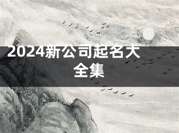 2024新公司起名大全集
