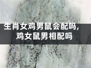 生肖女鸡男鼠会配吗,鸡女鼠男相配吗