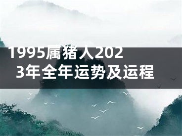 1995属猪人2023年全年运势及运程