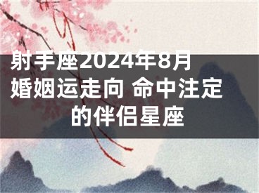 射手座2024年8月婚姻运走向 命中注定的伴侣星座