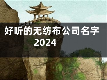 好听的无纺布公司名字2024
