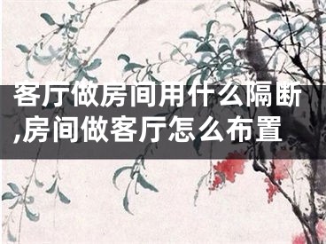 客厅做房间用什么隔断,房间做客厅怎么布置
