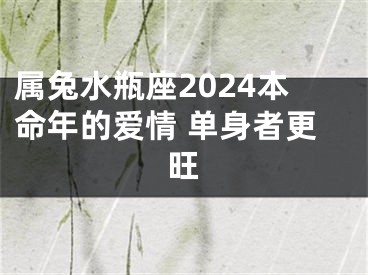 属兔水瓶座2024本命年的爱情 单身者更旺