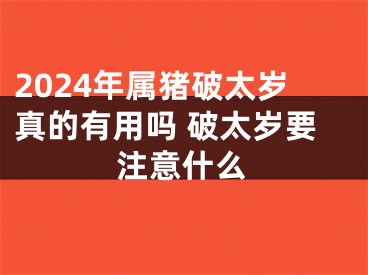 2024年属猪破太岁真的有用吗 破太岁要注意什么