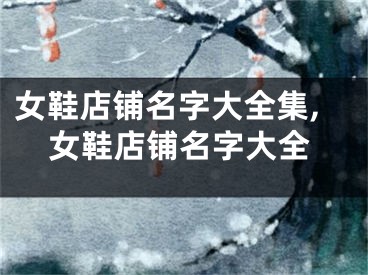 女鞋店铺名字大全集,女鞋店铺名字大全