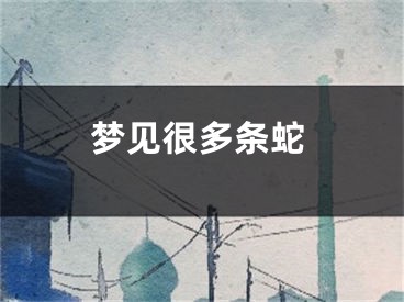 梦见很多条蛇