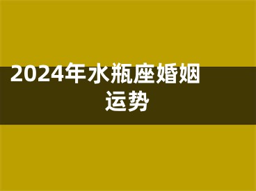 2024年水瓶座婚姻运势