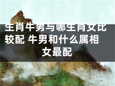 生肖牛男与哪生肖女比较配 牛男和什么属相女最配