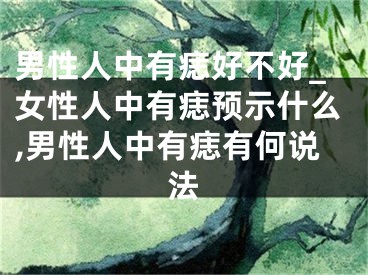 男性人中有痣好不好_女性人中有痣预示什么,男性人中有痣有何说法