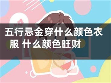 五行忌金穿什么颜色衣服 什么颜色旺财 