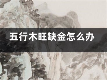 五行木旺缺金怎么办