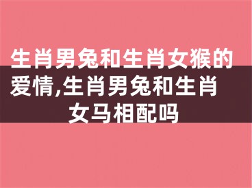 生肖男兔和生肖女猴的爱情,生肖男兔和生肖女马相配吗