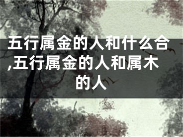 五行属金的人和什么合,五行属金的人和属木的人
