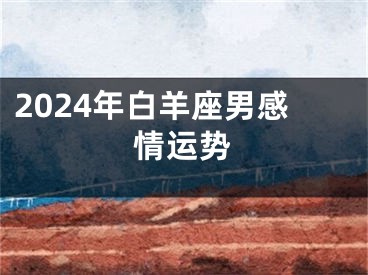 2024年白羊座男感情运势