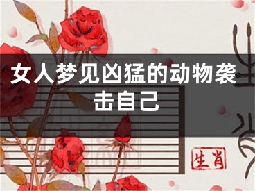 女人梦见凶猛的动物袭击自己
