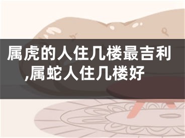 属虎的人住几楼最吉利,属蛇人住几楼好