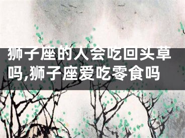 狮子座的人会吃回头草吗,狮子座爱吃零食吗