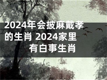 2024年会披麻戴孝的生肖 2024家里有白事生肖